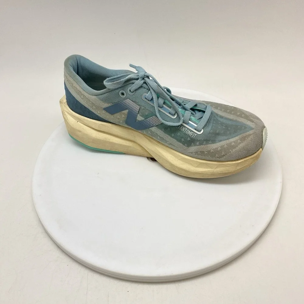 New Balance Sneakers Womens 7 B FuelCell Rebel V4 WFCXCH4 Blue Running Shoes